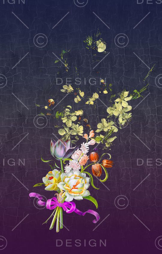 植物印花华亿平台图片