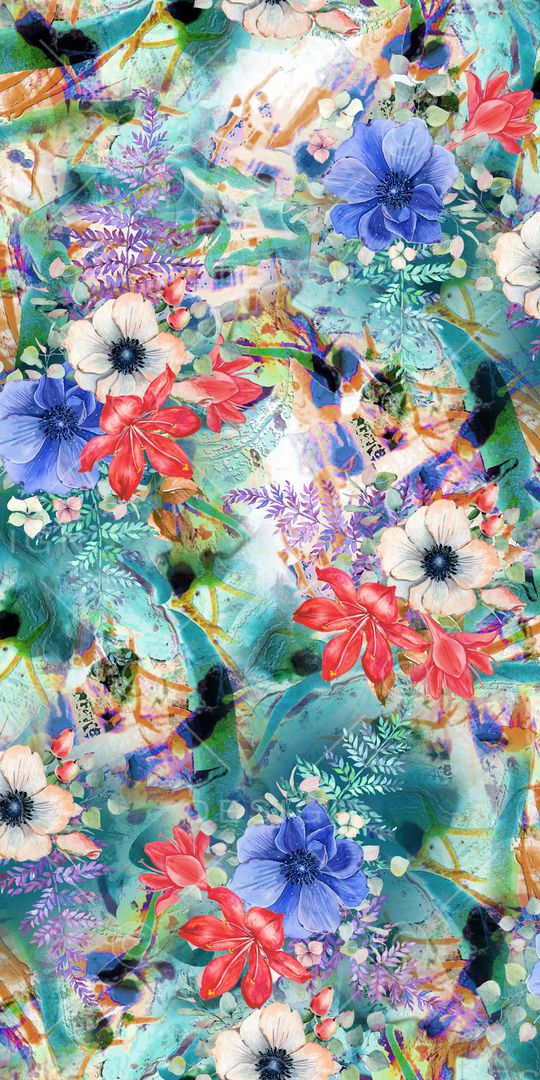 小碎花印花华亿平台图片