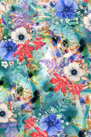 小碎花印花华亿平台图片