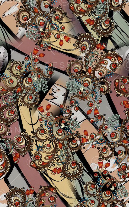 民族风印花华亿平台图片