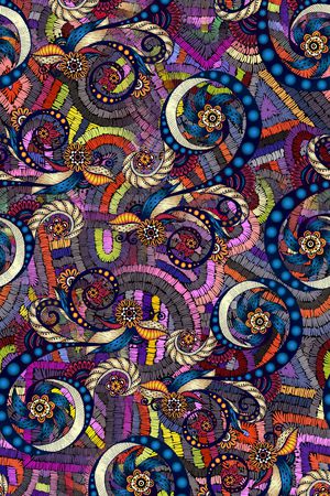 民族风印花华亿平台图片