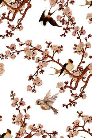 中国风印花华亿平台图片