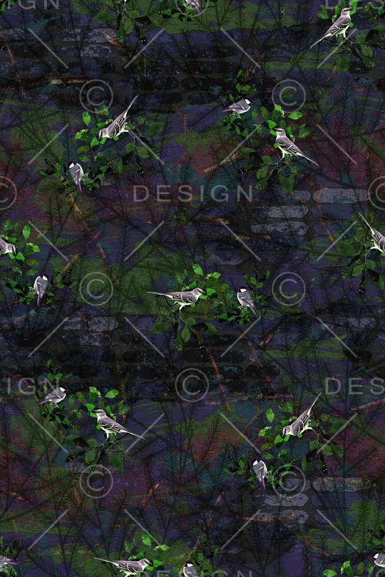 鸟印花华亿平台图片