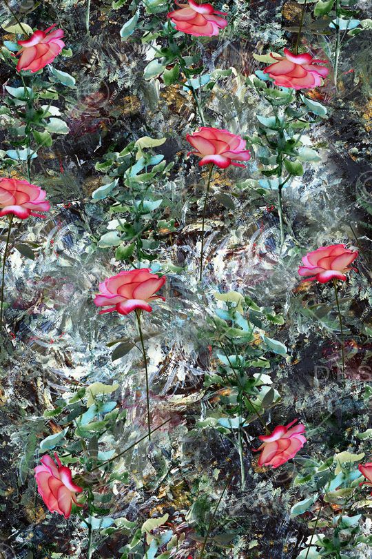 抽象印花华亿平台图片