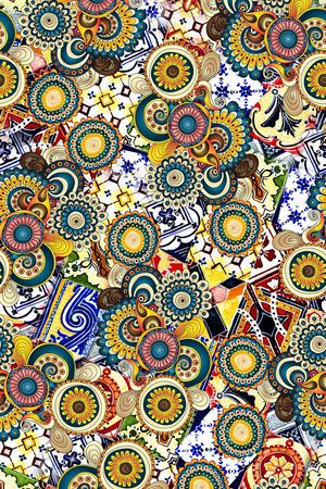 民族风印花华亿平台图片