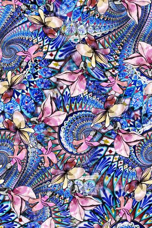 民族风印花华亿平台图片