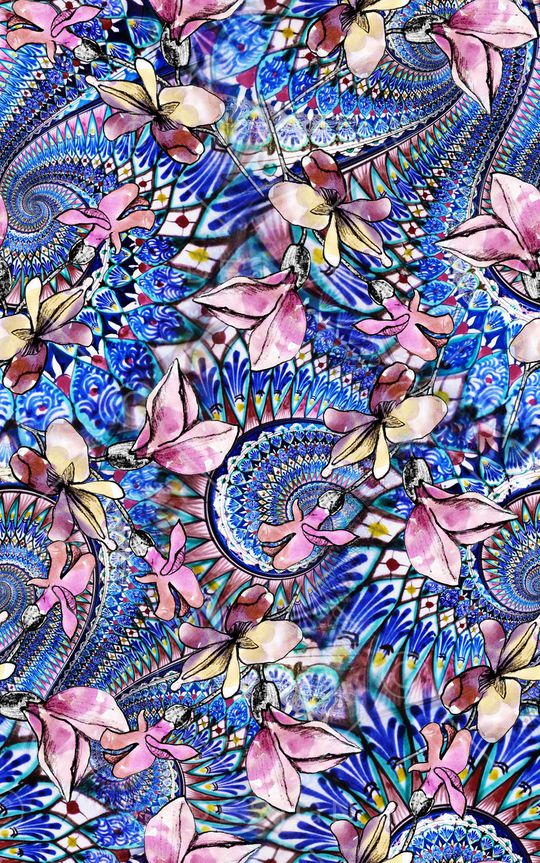 民族风印花华亿平台图片