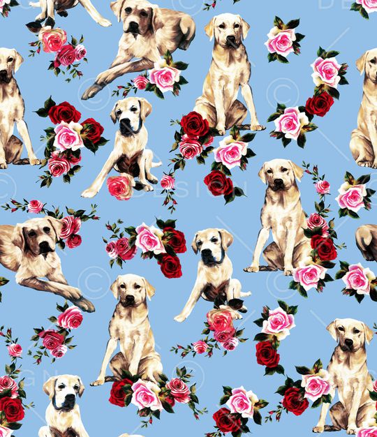 手绘玫瑰印花华亿平台图片