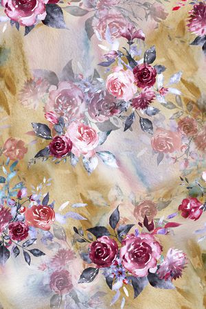 小碎花印花华亿平台图片