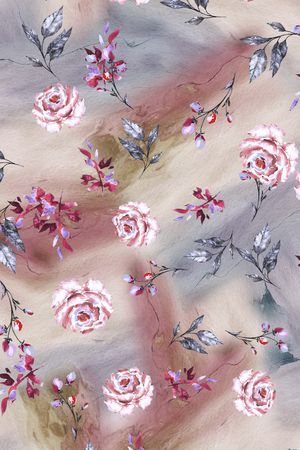 小碎花印花华亿平台图片