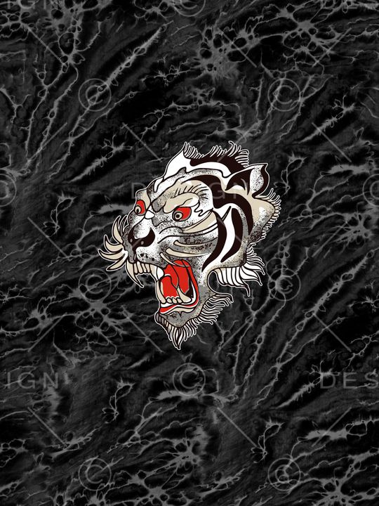 胸前独幅印花华亿平台图片