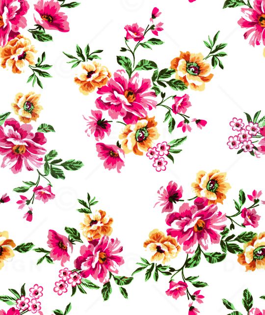 鲜花印花华亿平台图片