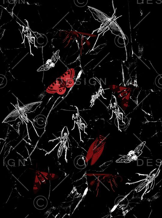 动物花卉印花华亿平台图片