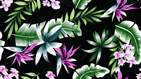 鲜花印花华亿平台图片