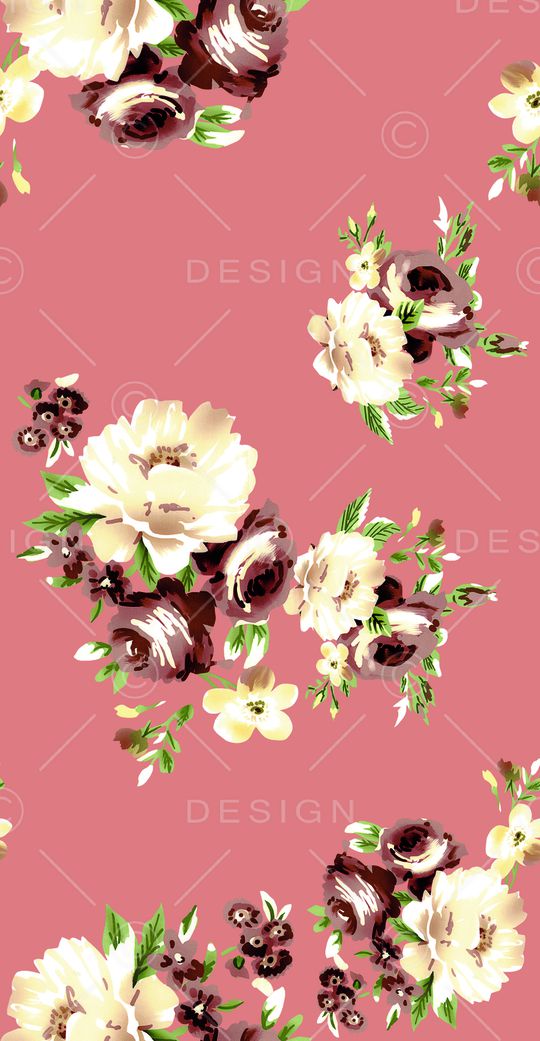 鲜花印花华亿平台图片