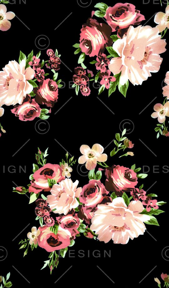 鲜花印花华亿平台图片