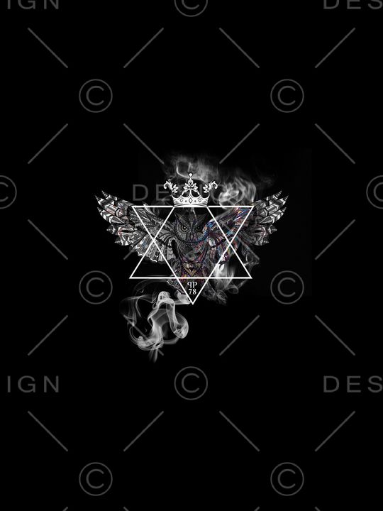 猫头鹰印花华亿平台图片