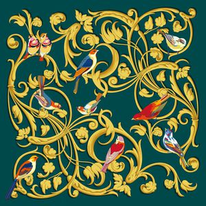 卷草印花华亿平台图片