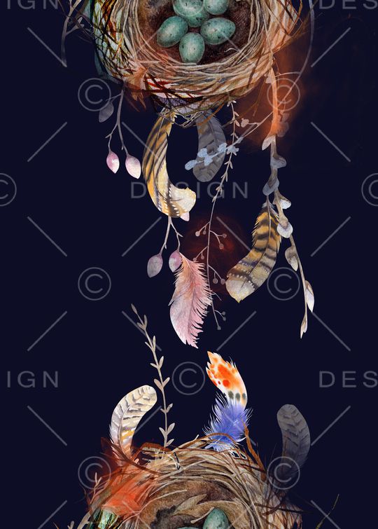 羽毛印花华亿平台图片