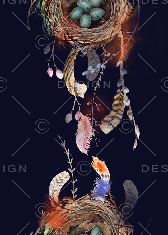 羽毛印花华亿平台图片