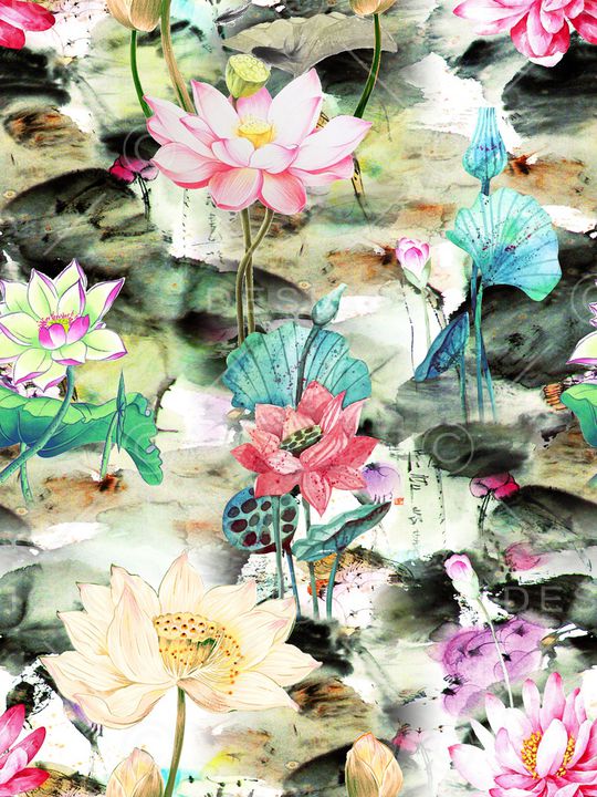 泼墨印花华亿平台图片