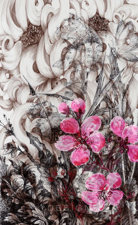 中国风印花华亿平台图片