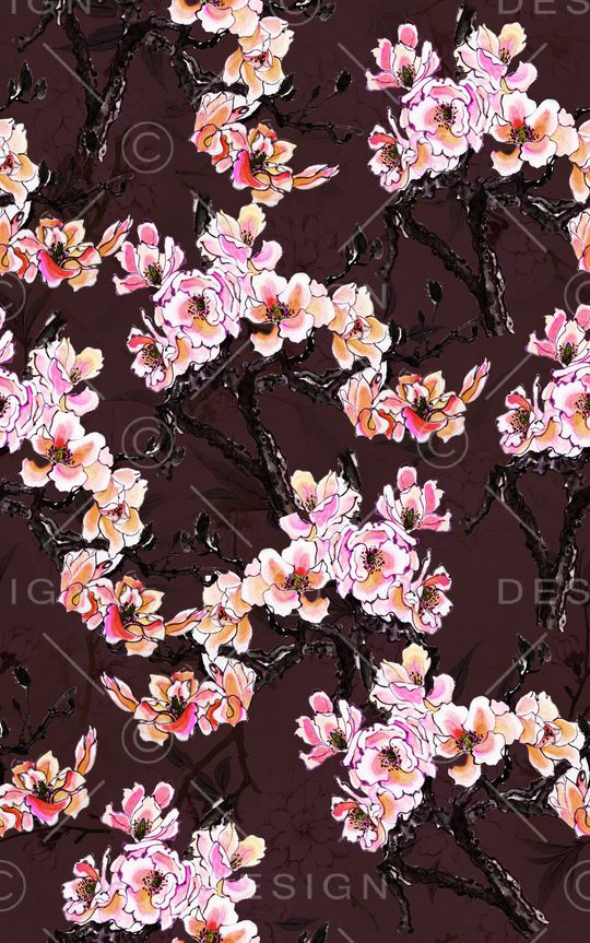 中国风印花华亿平台图片