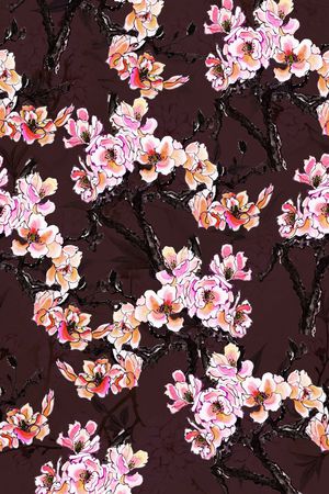 中国风印花华亿平台图片