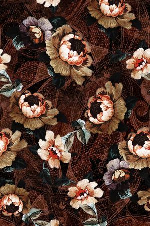 中国风印花华亿平台图片