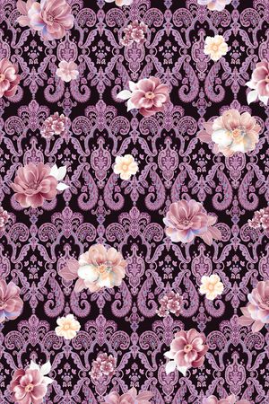 中国风印花华亿平台图片