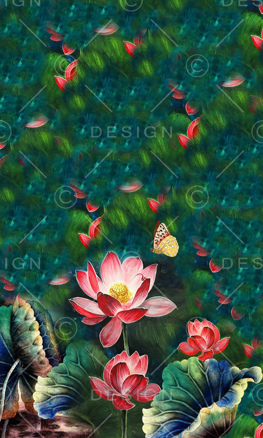 定位花印花华亿平台图片