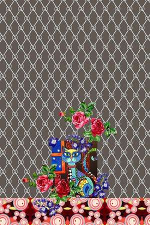 民族风印花华亿平台图片