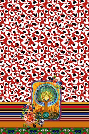 条纹印花华亿平台图片