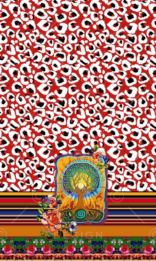 条纹印花华亿平台图片