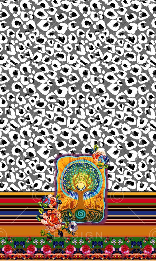 条纹印花华亿平台图片