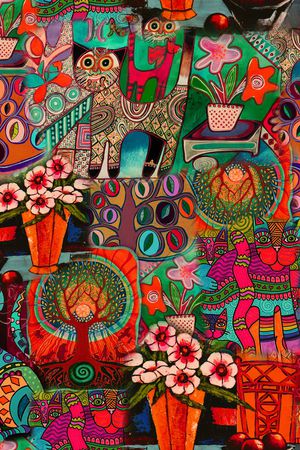 民族风印花华亿平台图片