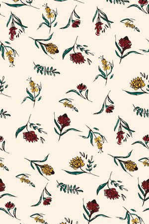 小碎花印花华亿平台图片