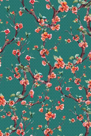 梅花印花华亿平台图片