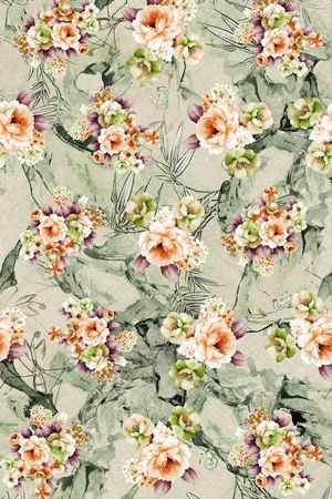 中国风印花华亿平台图片