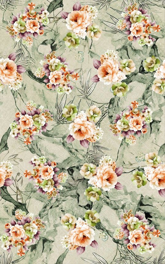 中国风印花华亿平台图片