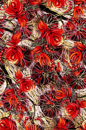 中国风印花华亿平台图片