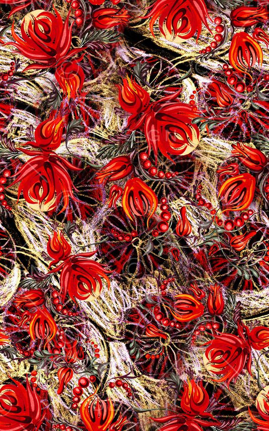 中国风印花华亿平台图片