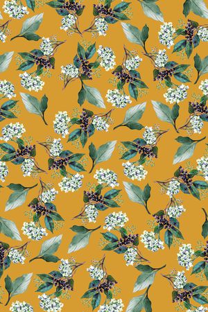 植物印花华亿平台图片