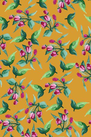 植物印花华亿平台图片