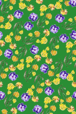 植物印花华亿平台图片