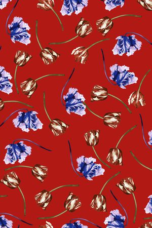 植物印花华亿平台图片