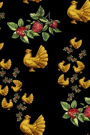 植物印花华亿平台图片