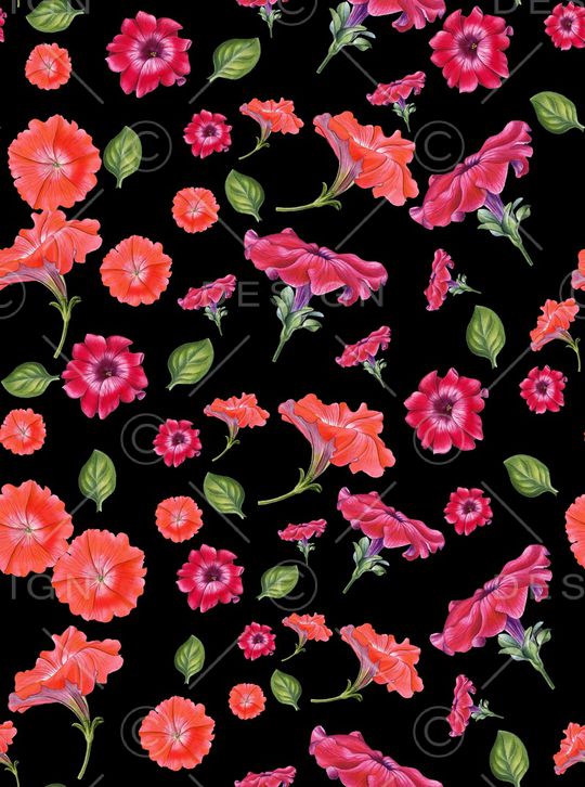 植物印花华亿平台图片