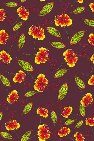 植物印花华亿平台图片