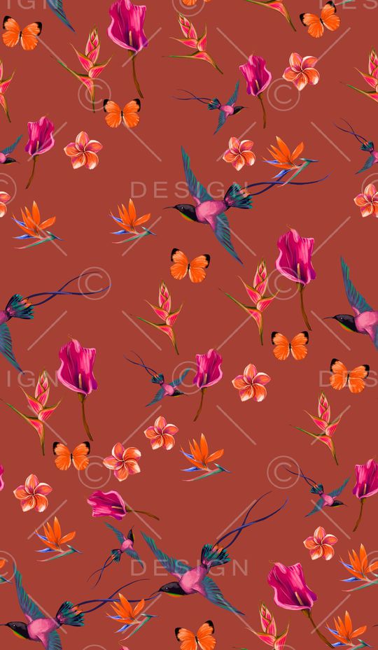 植物印花华亿平台图片